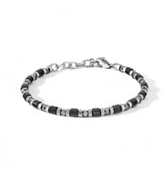 Bracelet Comete Man District in  Surgical steel  Ematite UBR 1099 COMETE - UBR 1099 COMETE